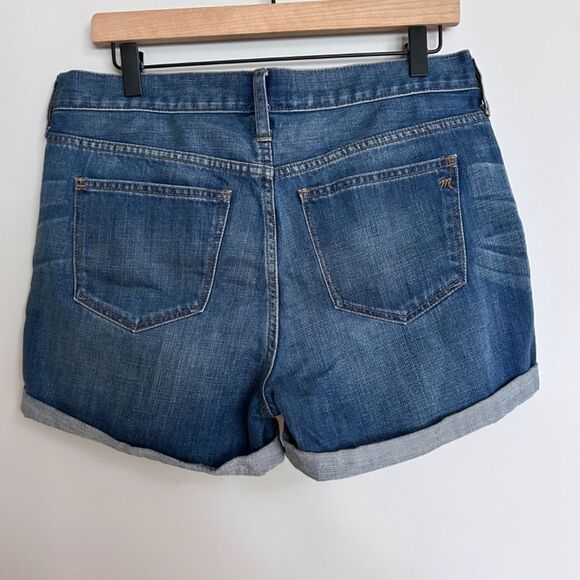 Madewell Denim High Rise Boy Shorts in Francis Wash - Picture 4 of 4